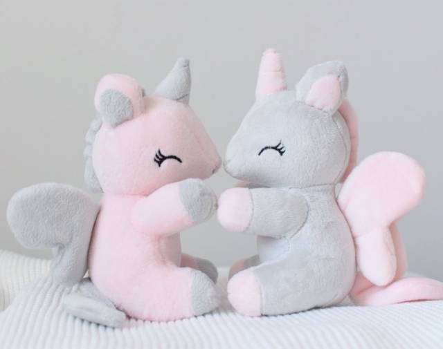 Jednorożec szaro-różowy rozmiar S - obrazek 5