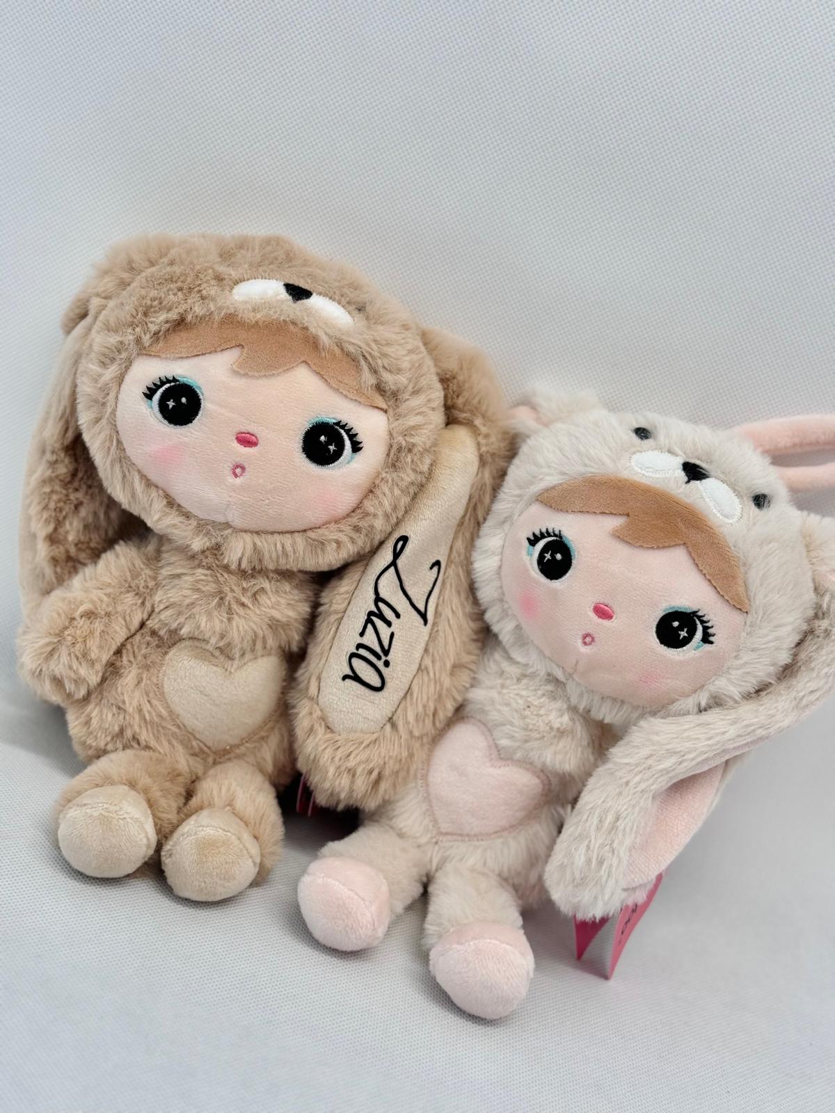 Karmelowy Królik 30cm Metoo - obrazek 6