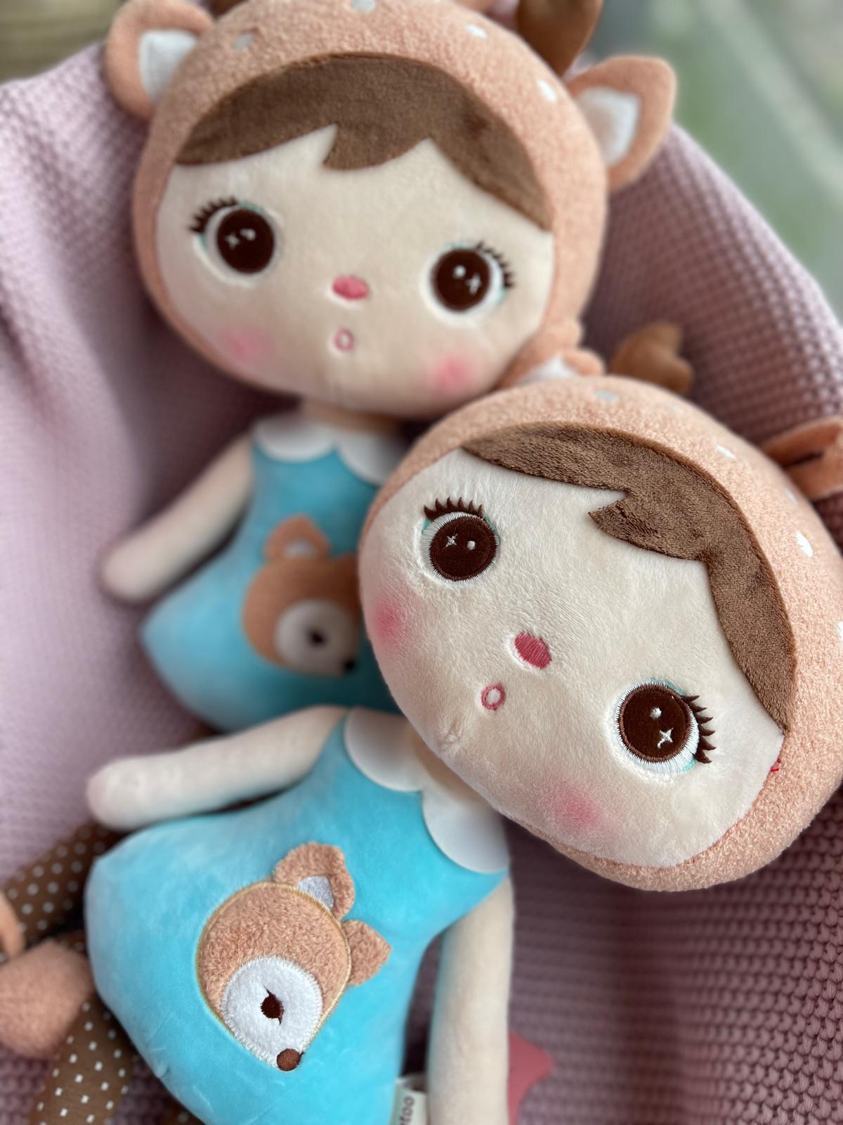 Lalka Metoo Niebieski Jelonek 50cm - obrazek 9