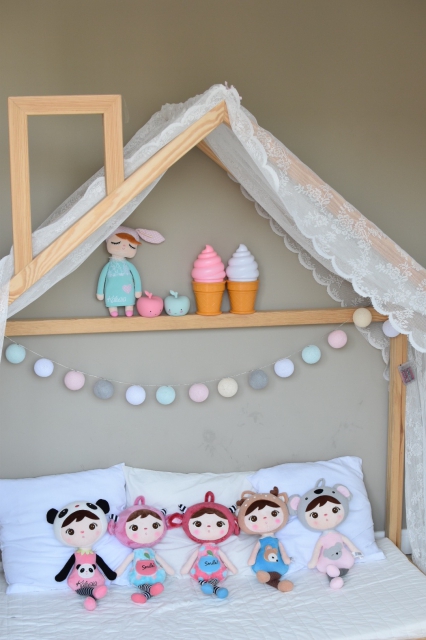 Lalka Metoo Niebieski Jelonek 50cm - obrazek 4