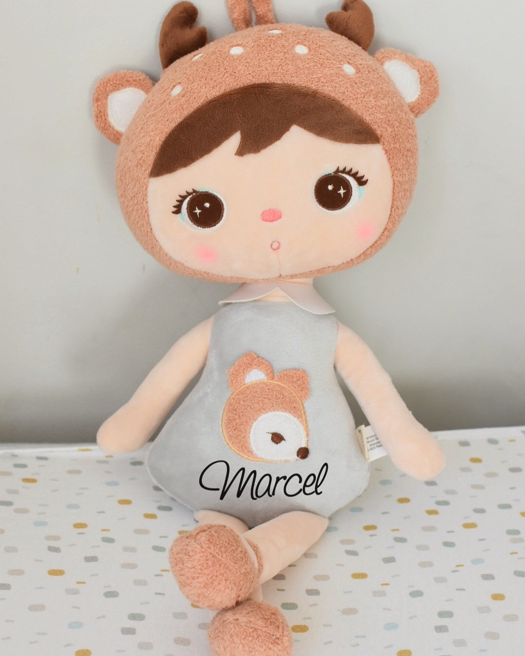 Lalka Metoo szary jelonek 50cm - obrazek 11