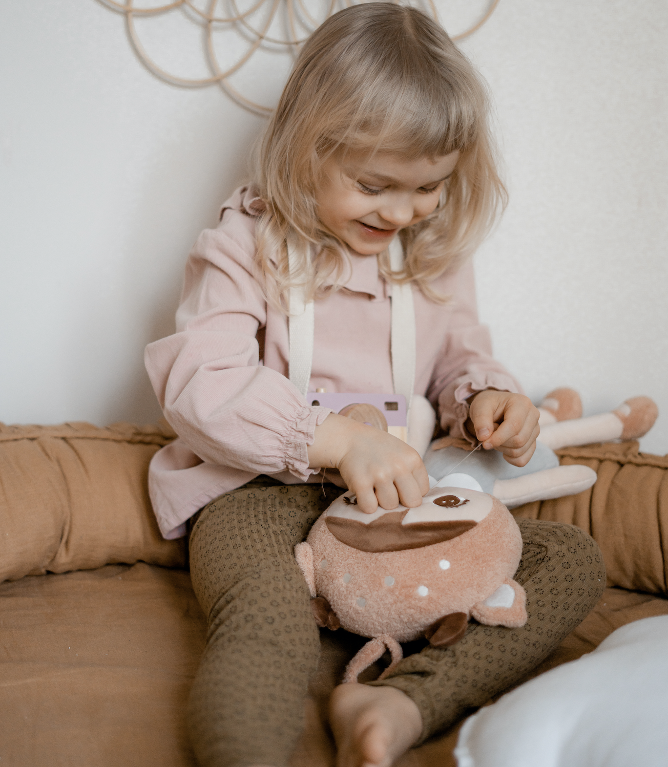 Lalka Metoo szary jelonek 50cm - obrazek 15