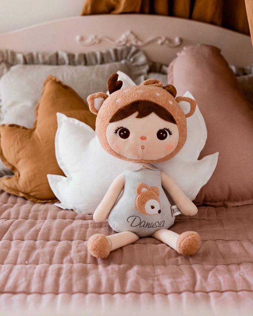 Lalka Metoo szary jelonek 50cm - obrazek 5