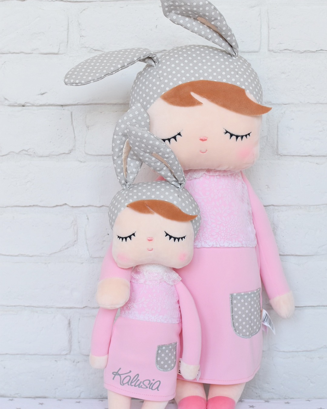 Lalka Metoo w różowej sukience XL - obrazek 12