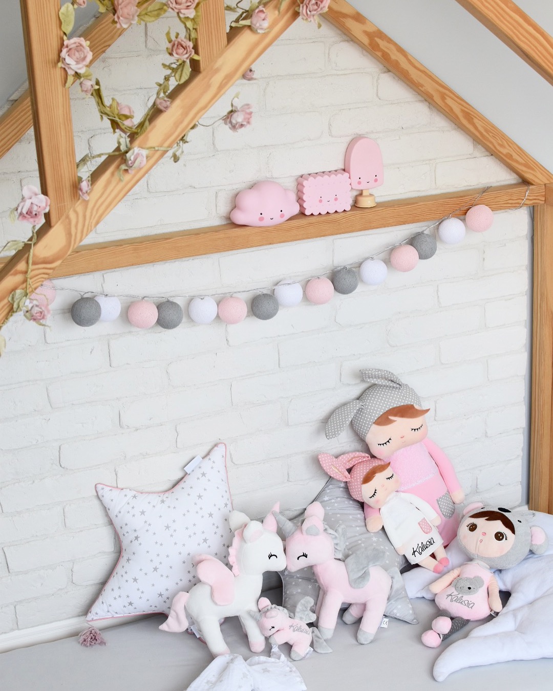 Lalka Metoo w różowej sukience XL - obrazek 13