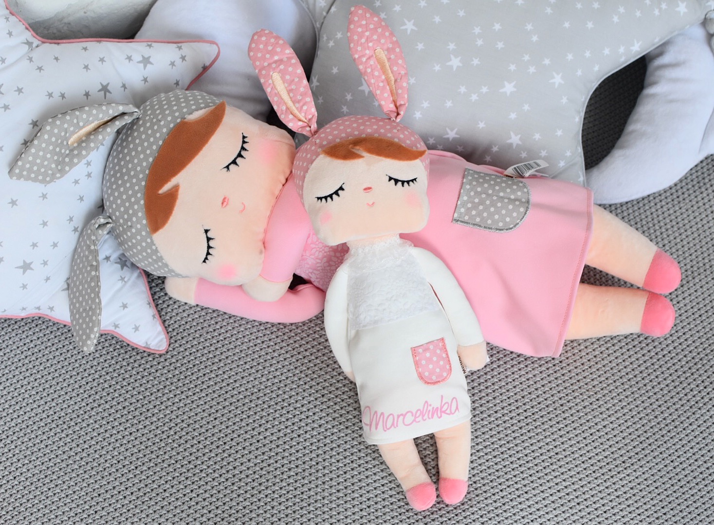 Lalka Metoo w różowej sukience XL - obrazek 14