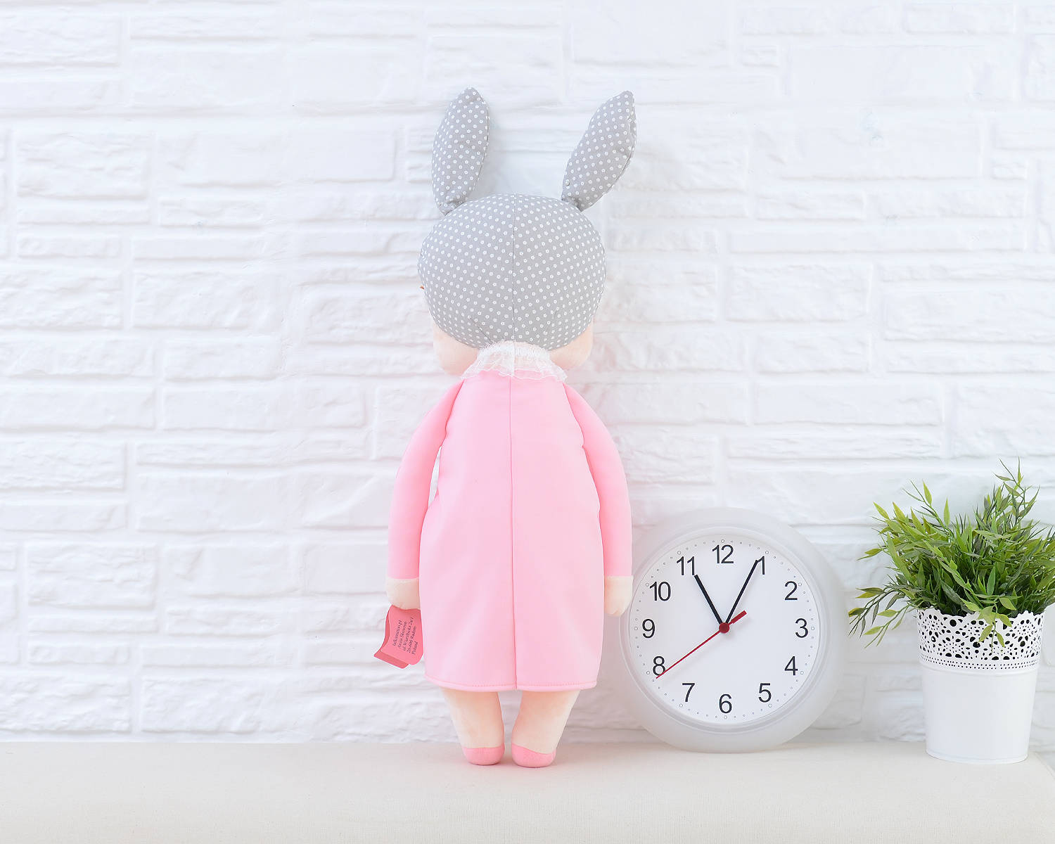 Lalka Metoo w różowej sukience XL - obrazek 8