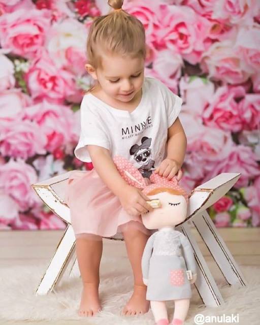 Lalka Metoo w szarej sukience - obrazek 18