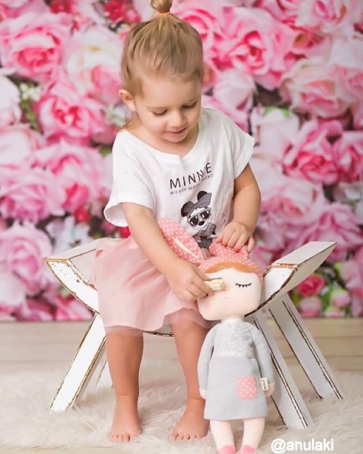 Lalka Metoo w szarej sukience - obrazek 8