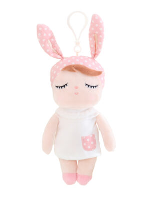 Mini Lalka Metoo z uszkami w białej sukience