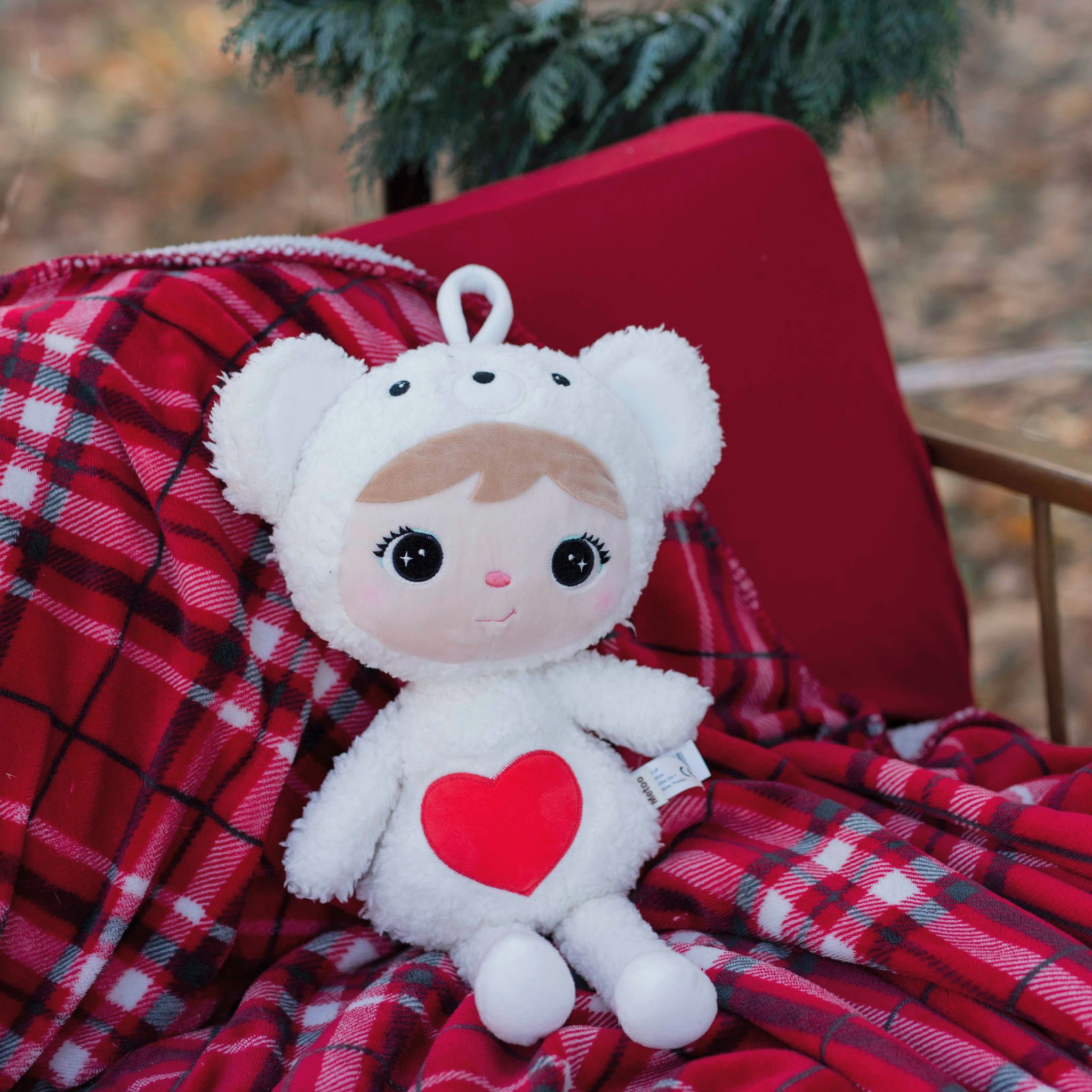 Miś Polarny z serduszkiem 46cm - obrazek 6