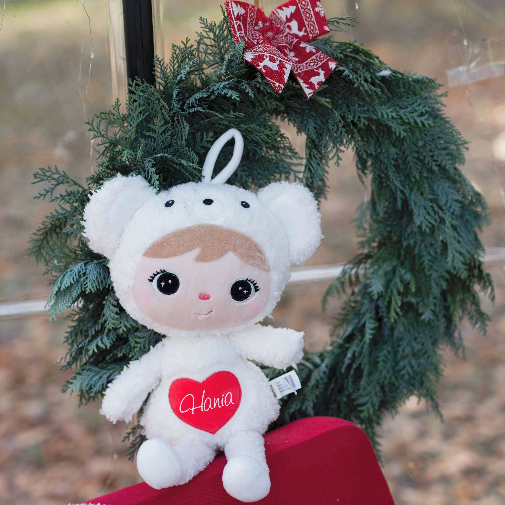 Miś Polarny z serduszkiem 46cm - obrazek 8