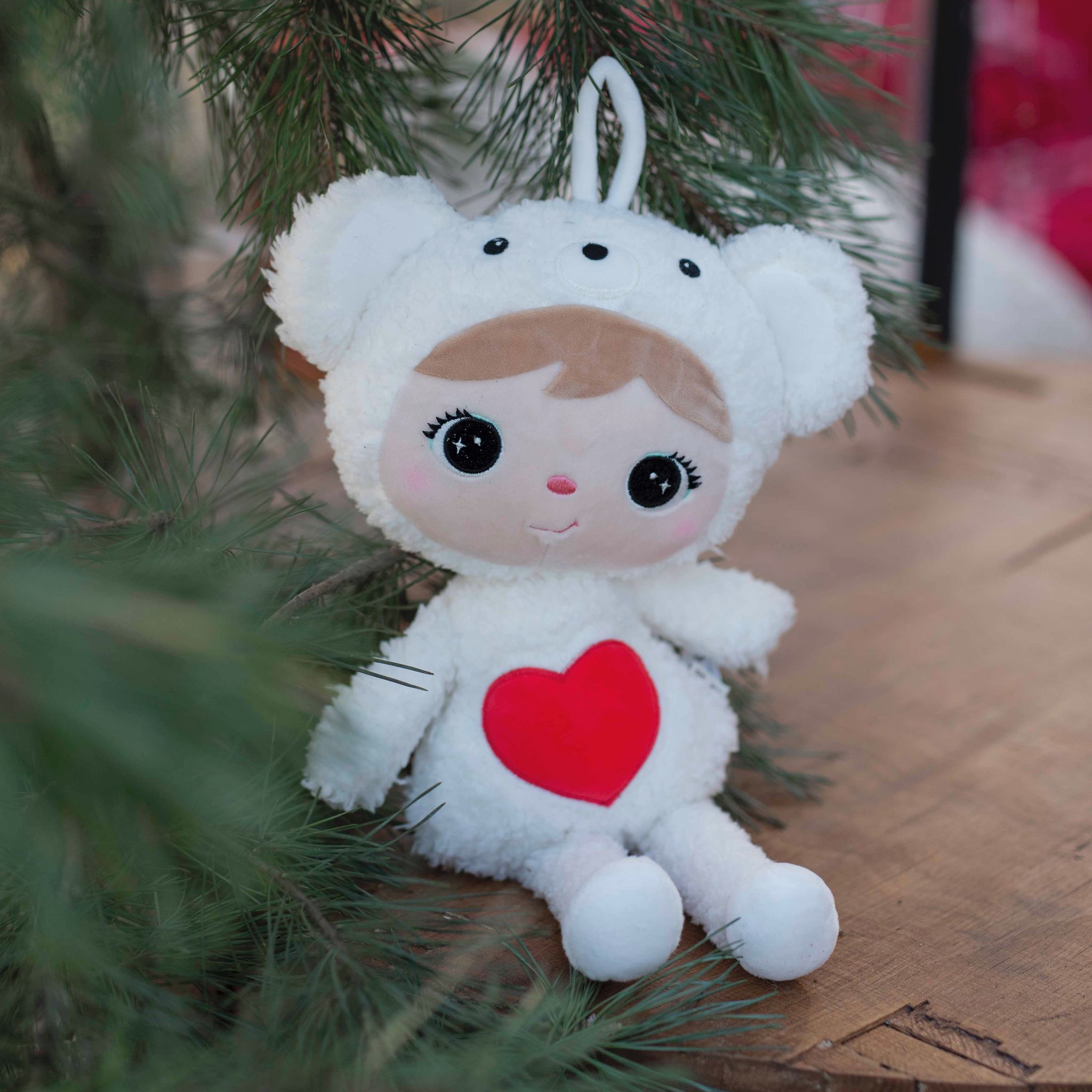 Miś Polarny z serduszkiem 46cm - obrazek 9