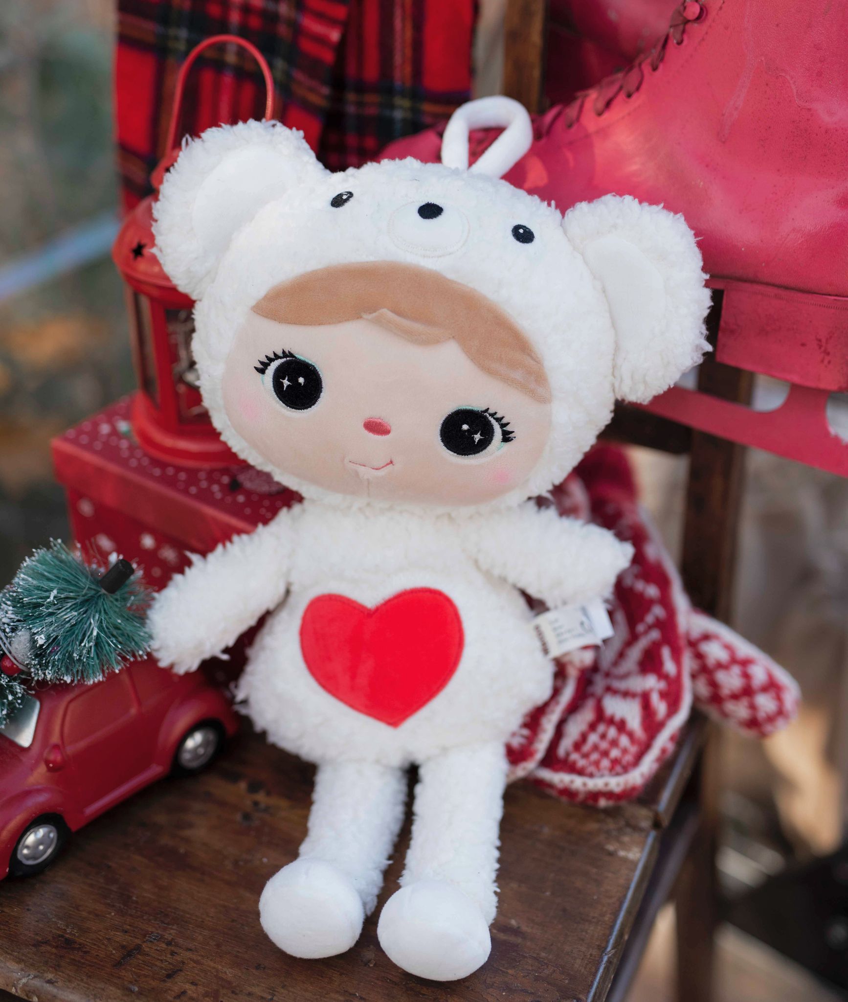 Miś Polarny z serduszkiem 46cm - obrazek 10