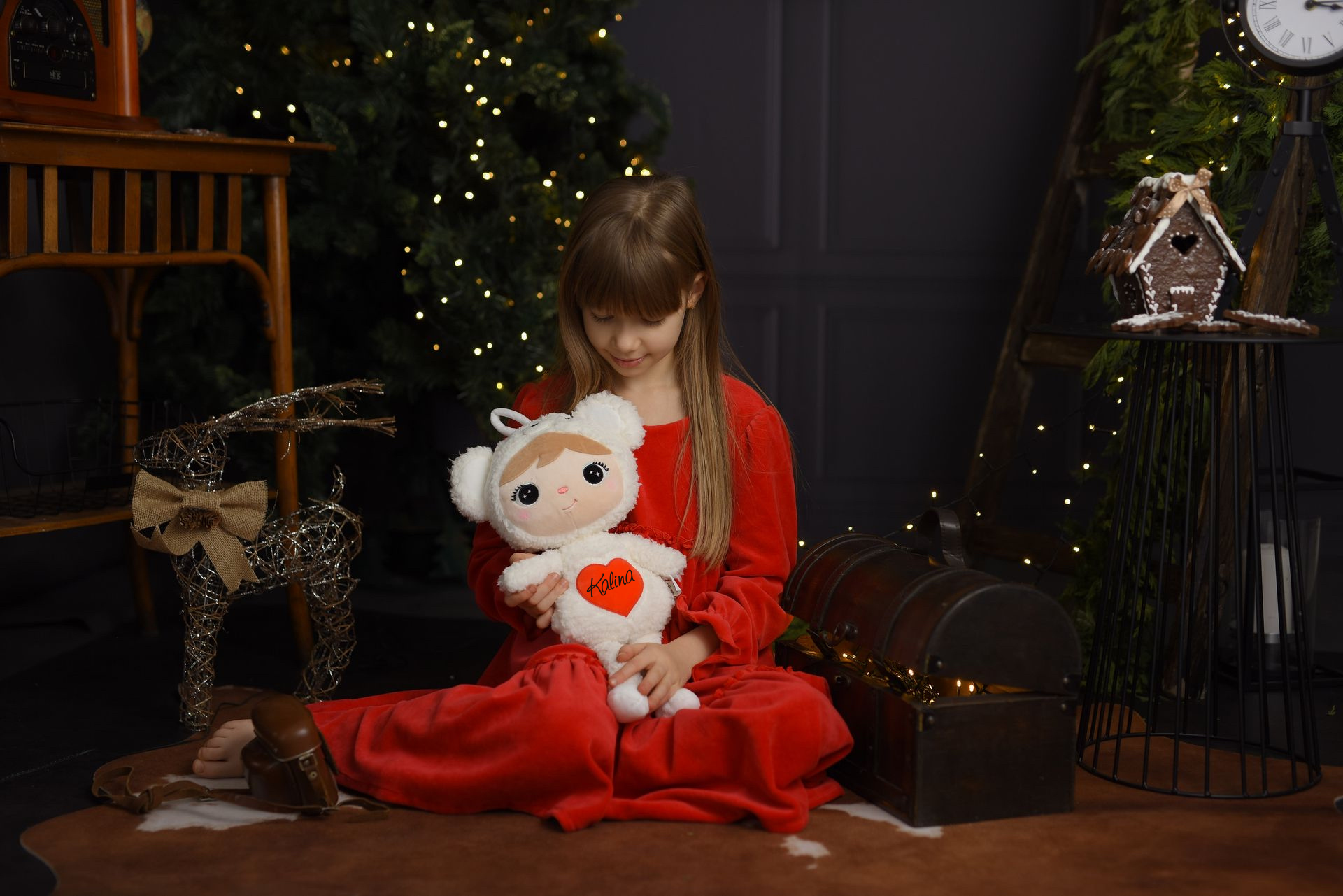 Miś Polarny z serduszkiem 46cm - obrazek 11