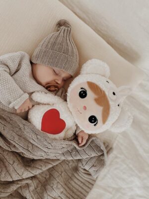 Miś Polarny z serduszkiem 46cm