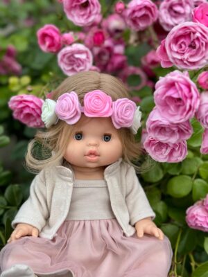 Opaska z kwiatuszkami dla lalki lub jednorożca Melootka