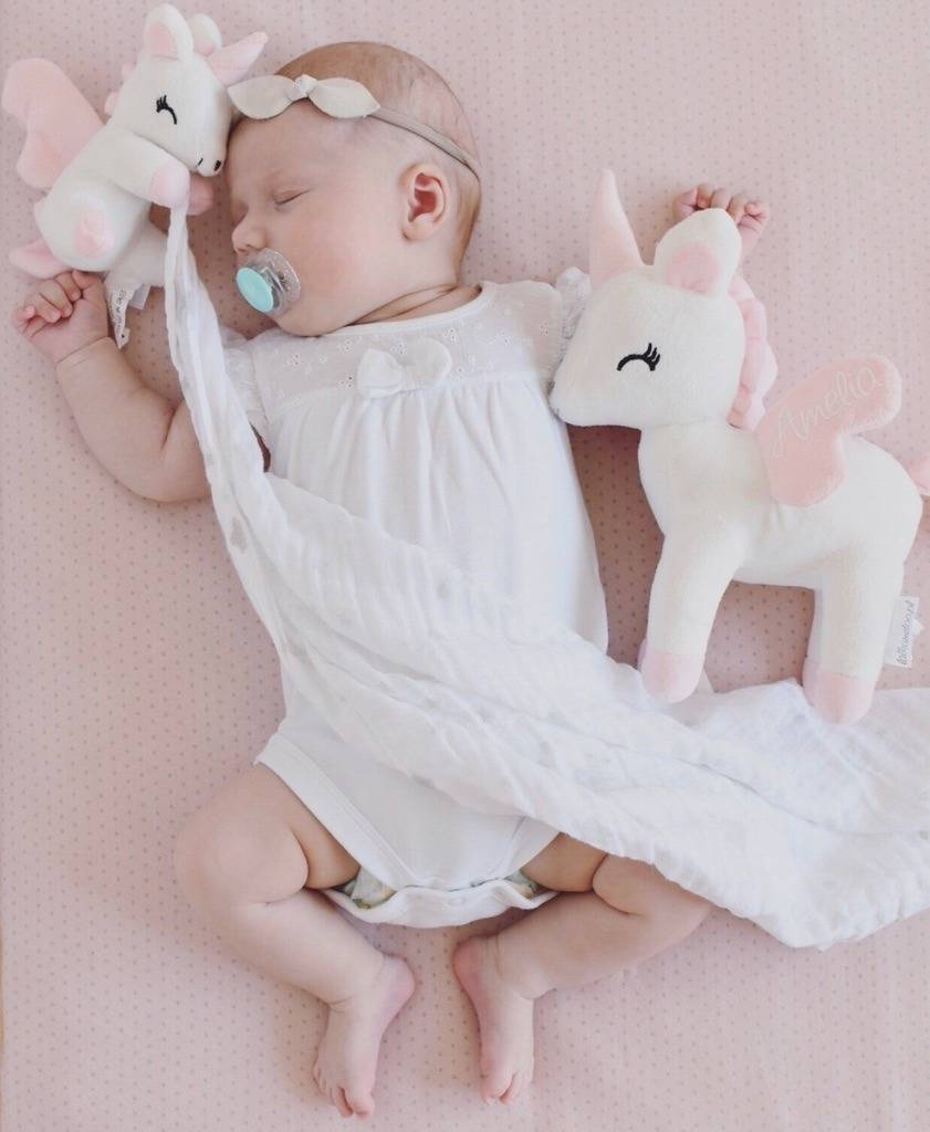 Pieluszka muślinowa w gwiazdki- 55 x 55cm- Melootka - obrazek 6