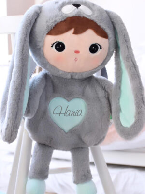 Plecak Królik Szaro-miętowy Metoo