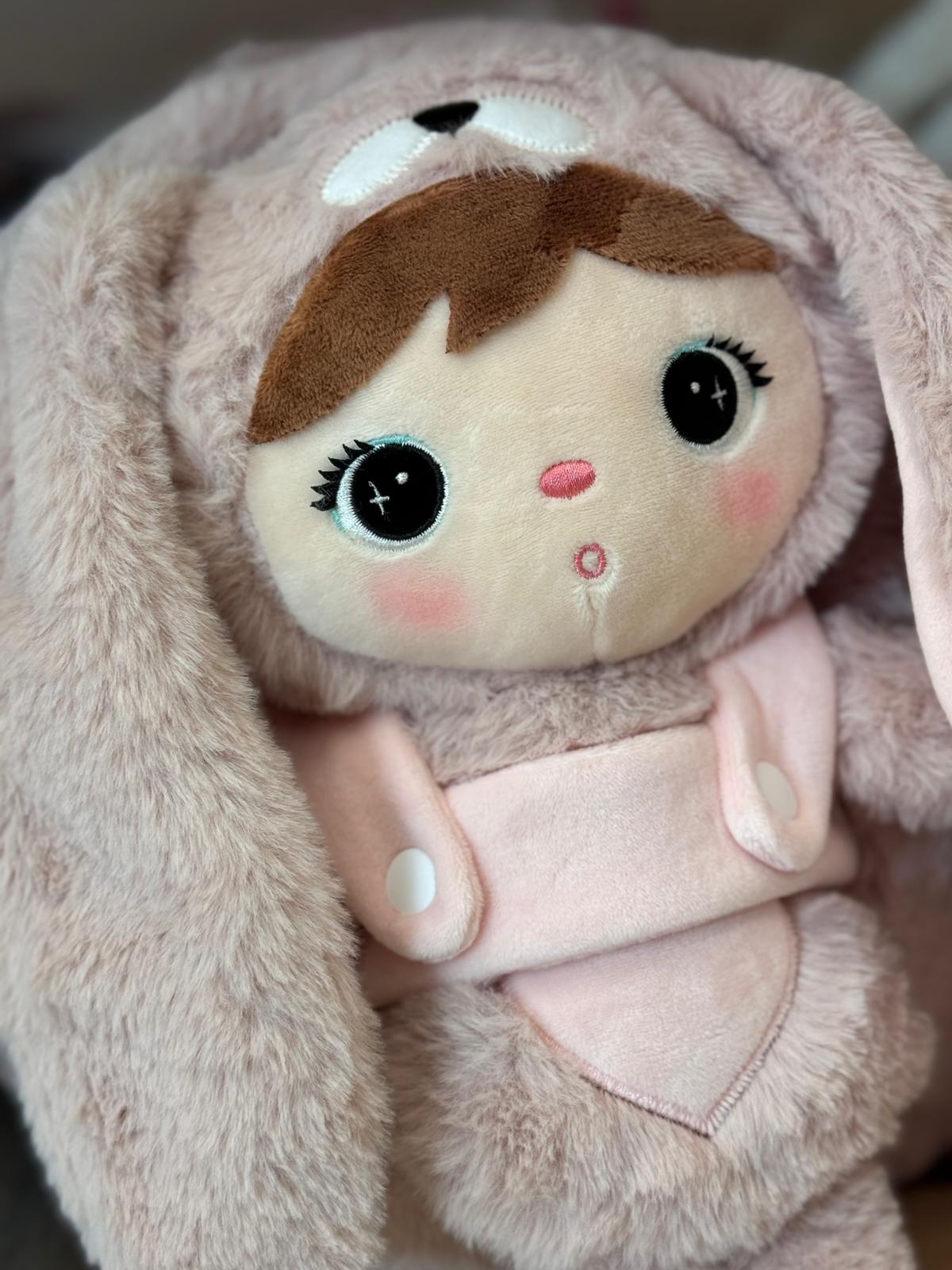 Plecak Metoo Różowy Królik z wyjmowanym pluszakiem - obrazek 5