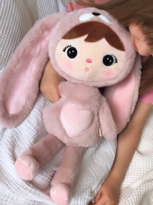 Różowy Królik  46cm Metoo
