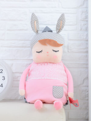 Różowy Plecak z uszkami Metoo