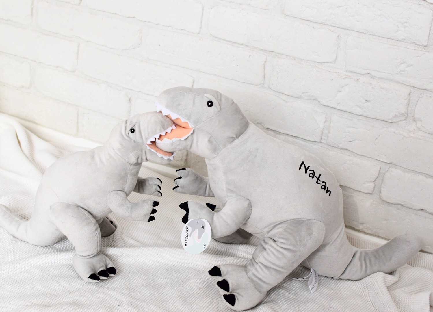 Dinozaur pluszowy- Tyrannosaurus Rex- Melootka- Rozmiar L - obrazek 16