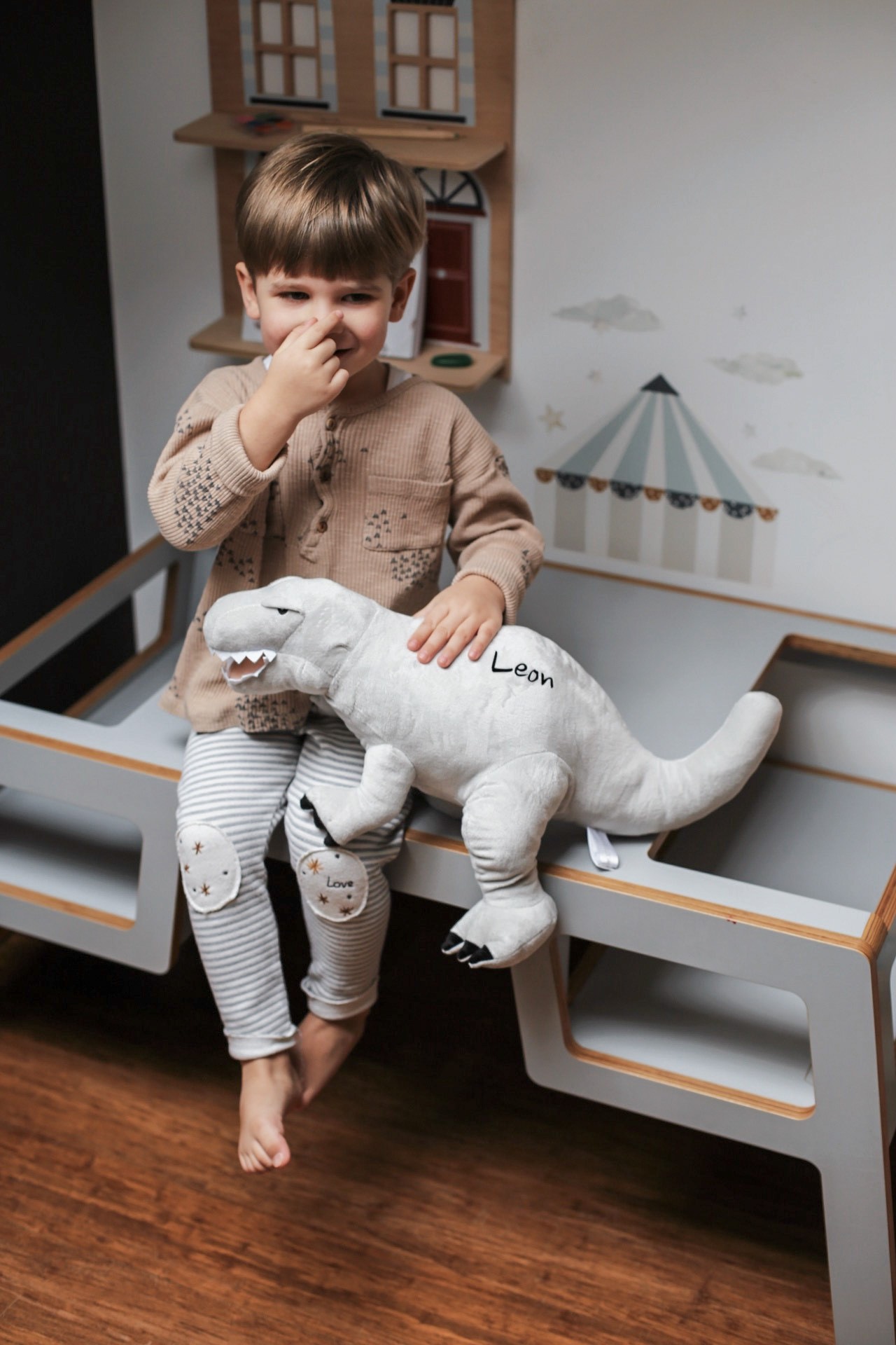 Dinozaur pluszowy- Tyrannosaurus Rex- Melootka- Rozmiar L - obrazek 9