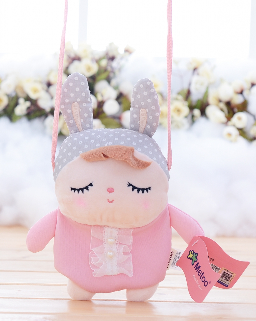 Torebeczka- Lalka Metoo w różowej sukience PAK 10 SZT. - obrazek 2